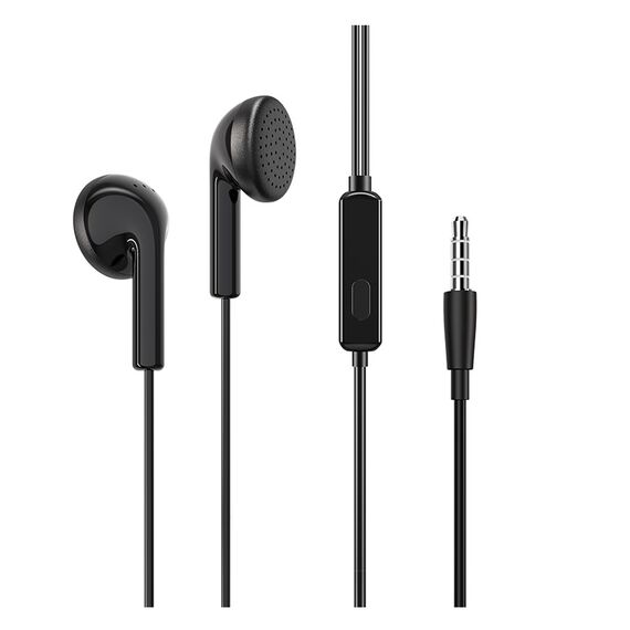 Наушники внутриканальные Borofone BM40, Jack 3.5мм, 1.2 м, цвет: черный-1